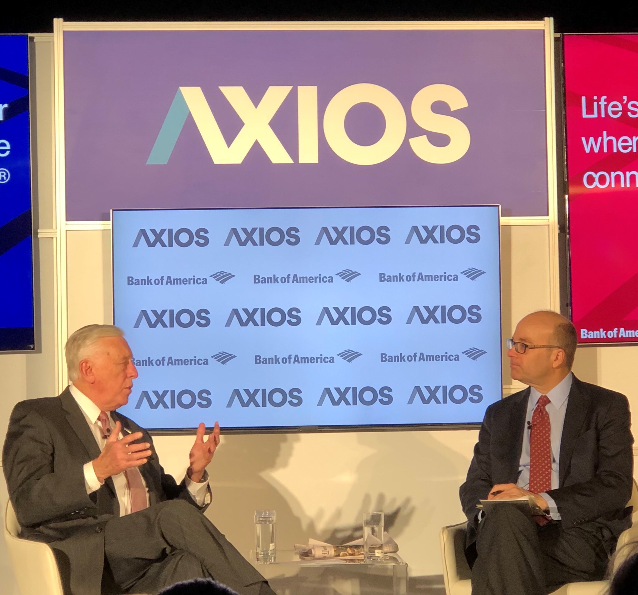 House Democratic Whip Steny Hoyer (D-MD) with Axios Co-Founder Mike Allen