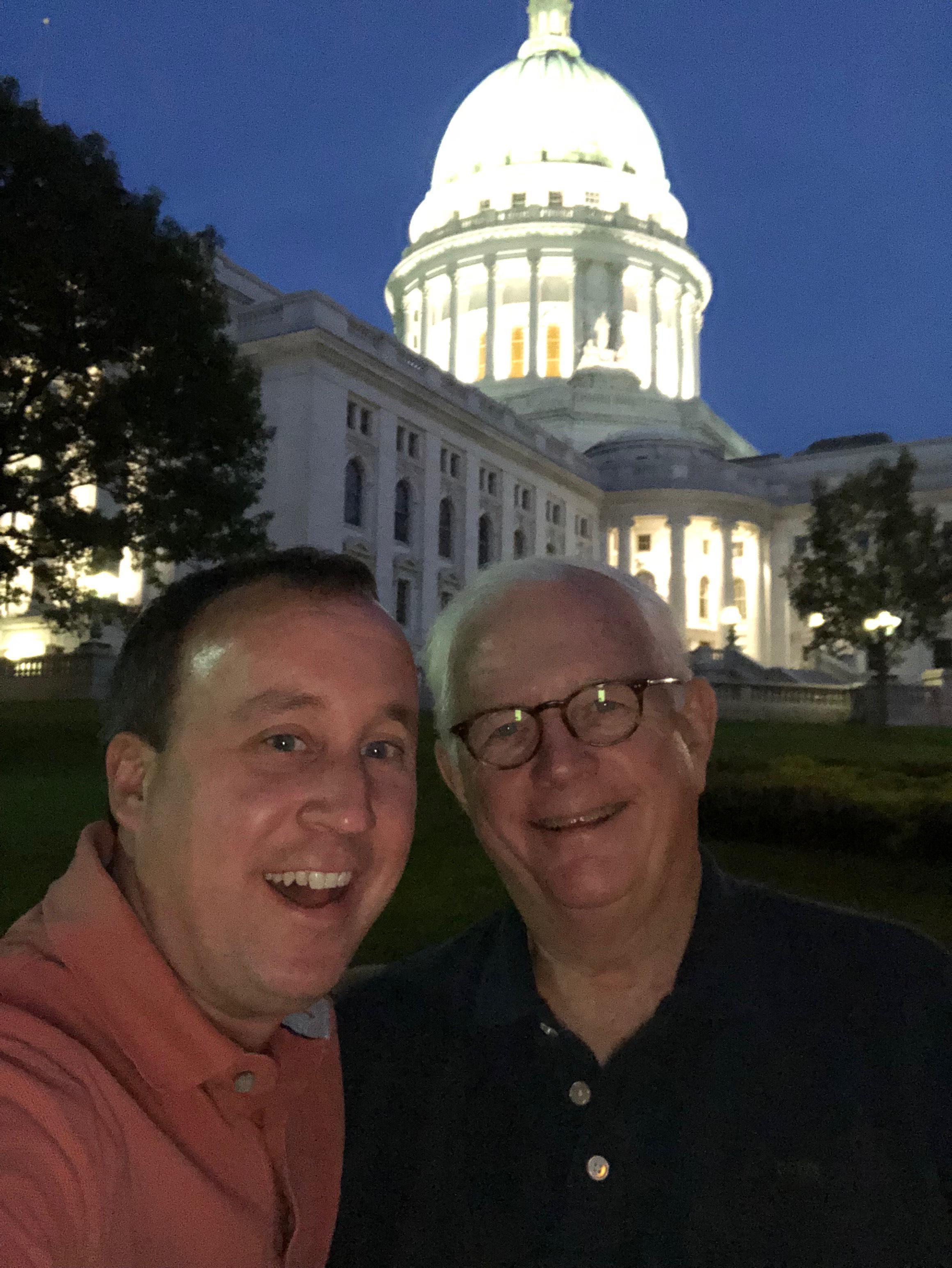 Brad and Gene road trip